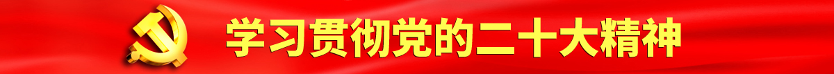 插入骚逼视认真学习贯彻落实党的二十大会议精神